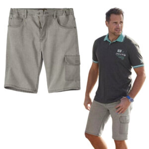 Men's Stretch Denim Cargo Shorts